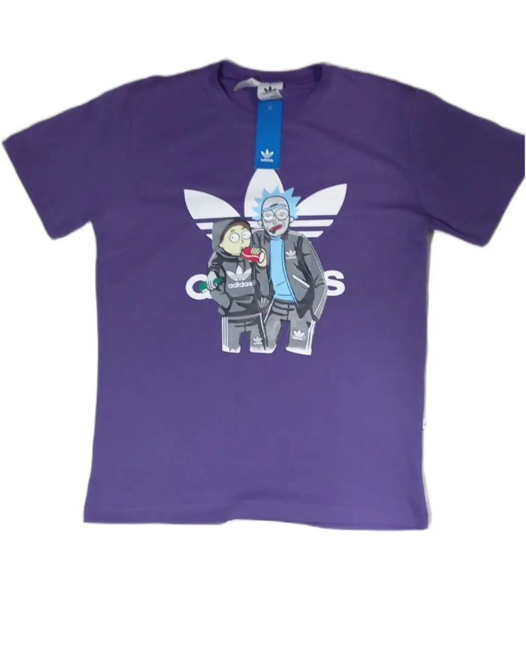 Blusa StreetWear ADIDAS X Rick and Morty Roupas Flores