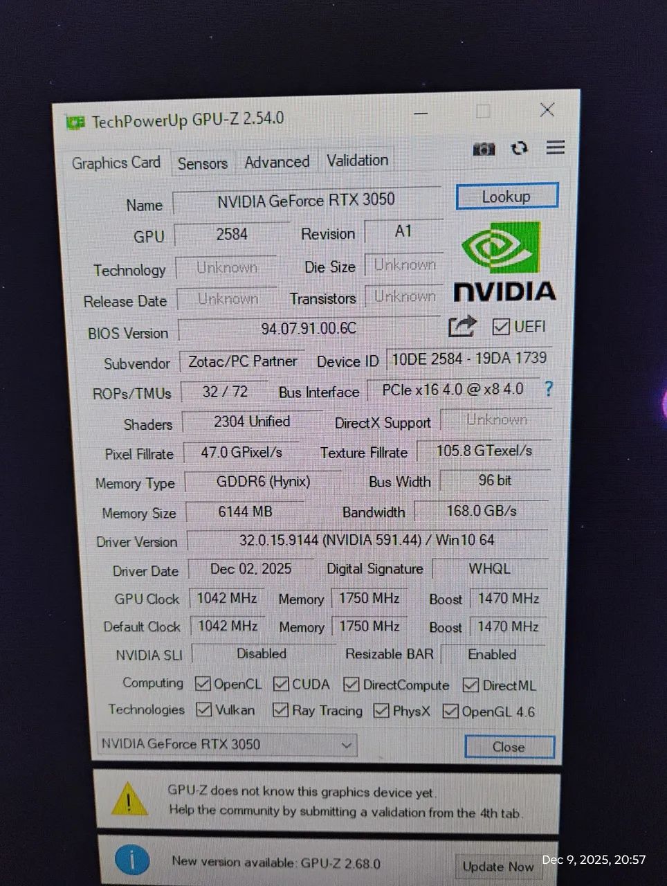 RTX 3050 LP ZOTAC 6GB NEGOCIO (NÃO ENVIO) - Foto 2