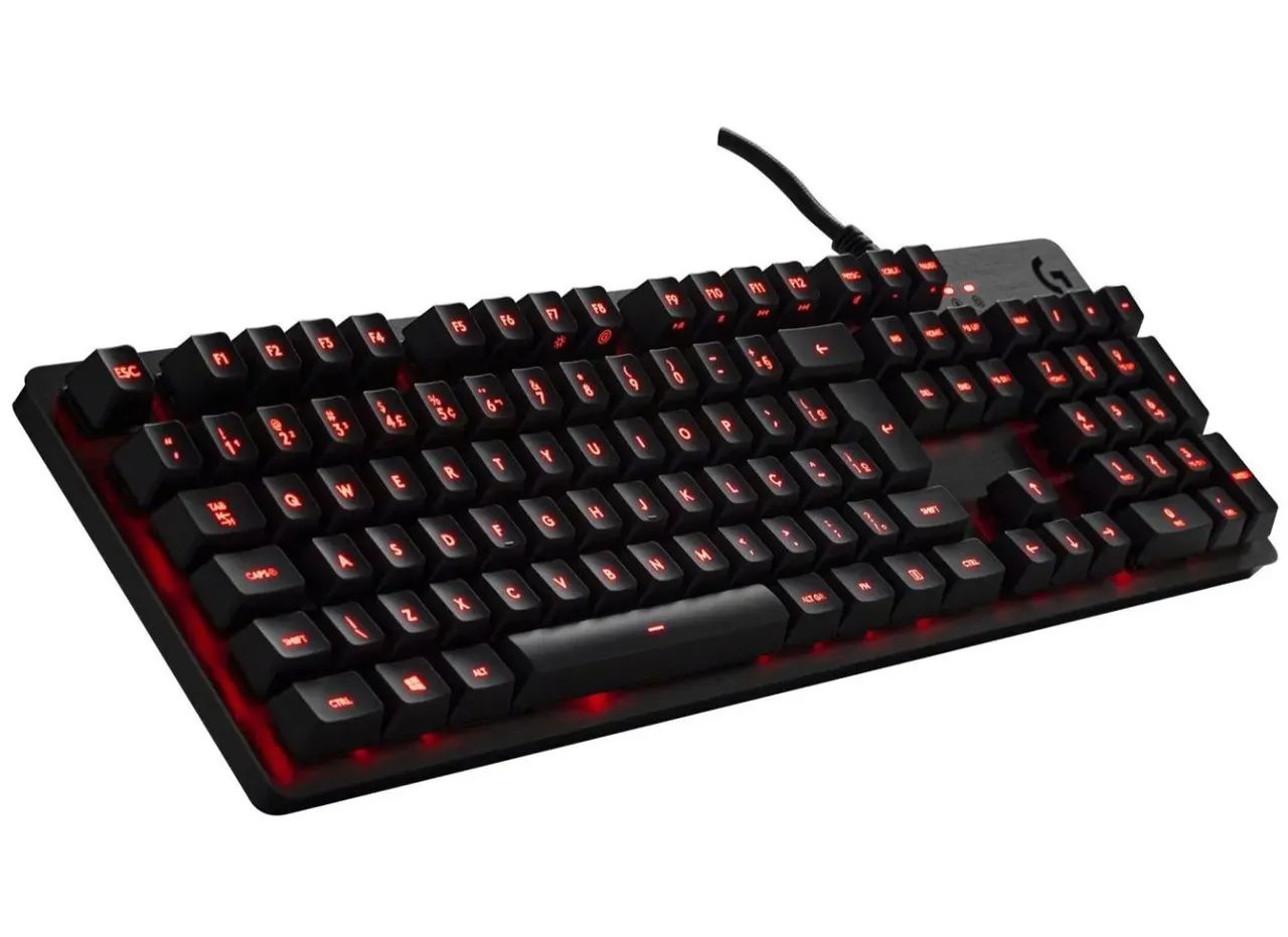 Teclado Mecânico Gamer Logitech G413 USB ABNT2 - Preto - Foto 3