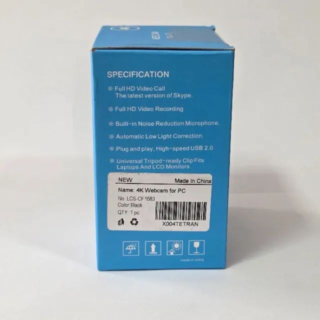 Webcam Full Hd A03 Stream Webcam LCS-CF1683 USB Preto - Foto 3