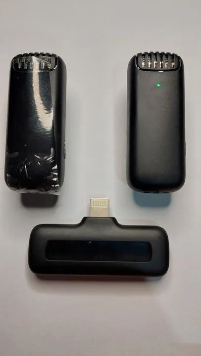Microfone de lapela iPhone entrada lightning - Foto 4