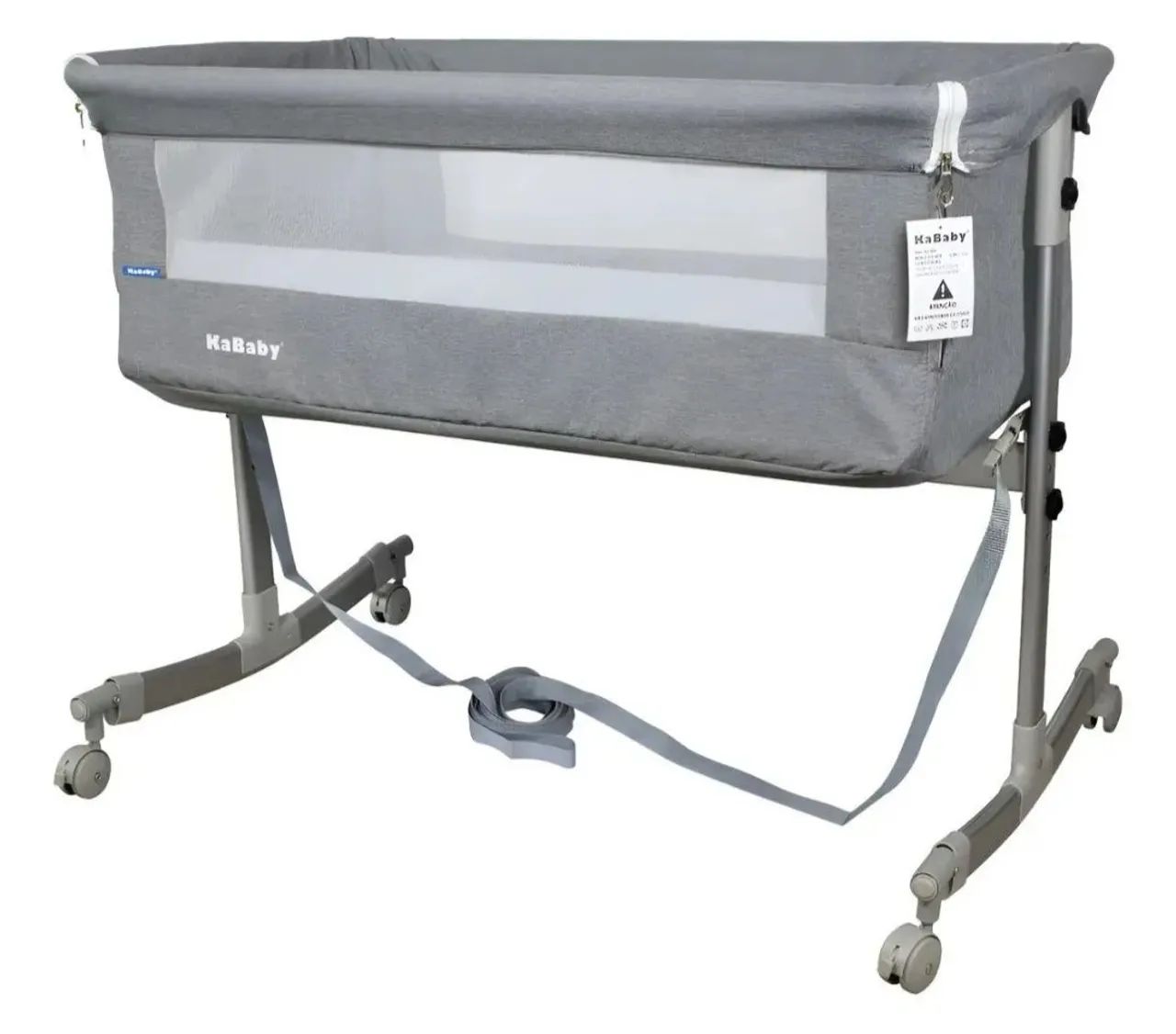 Berço Portátil Moisés Co-bed KaBaby Cinza - 1 Mês de Uso - Foto 2