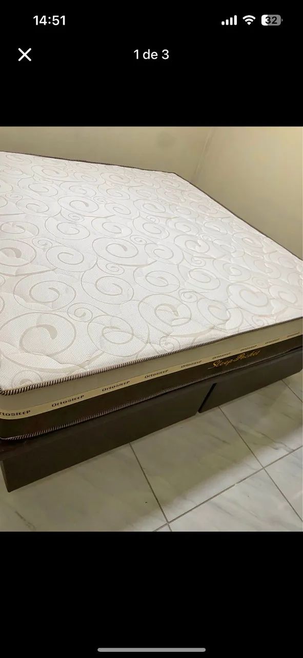 Cama box super king hoje