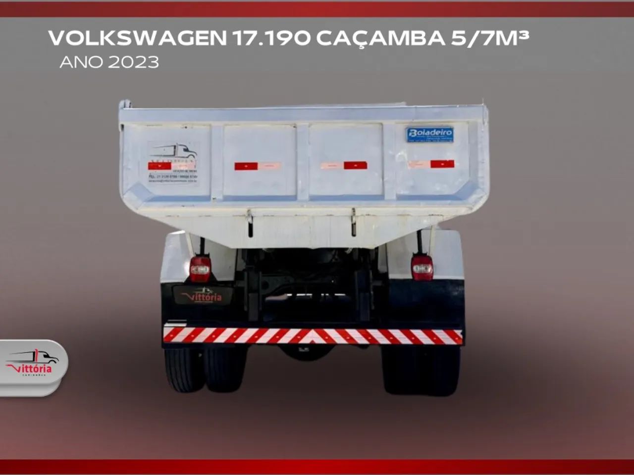 Caminhão Volkswagen VW 17.190 Caçamba 5/7 m³ ano 2023 - Foto 10