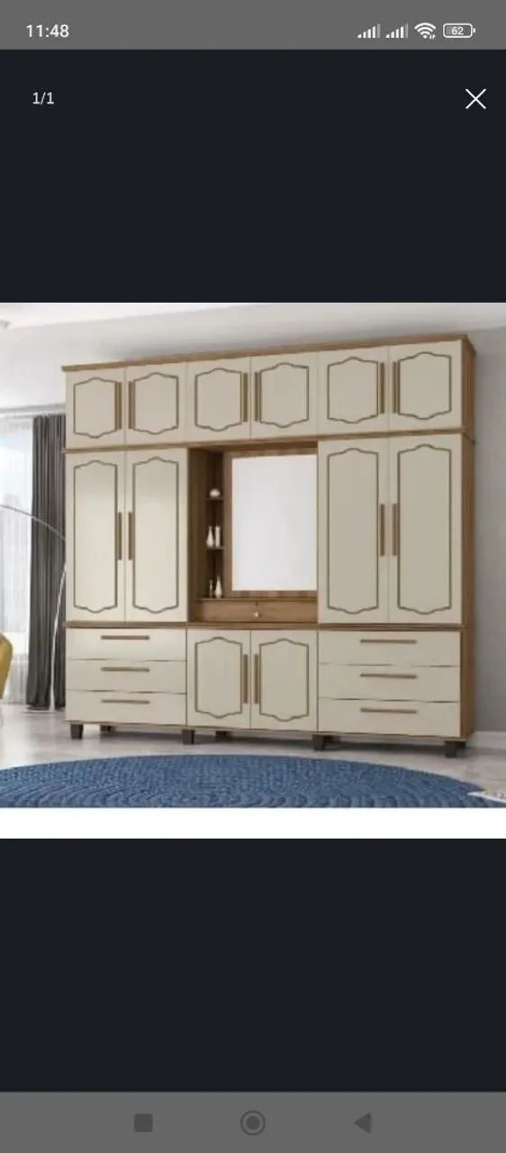 Guarda roupa novo todo MDF, triplex 