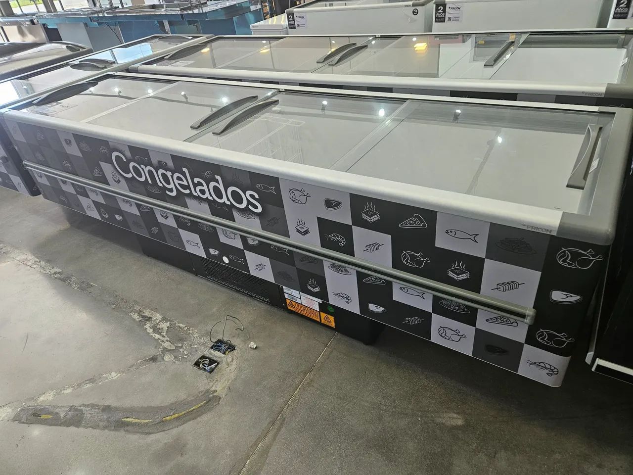 ilha de congelados 3m 820 litros nova