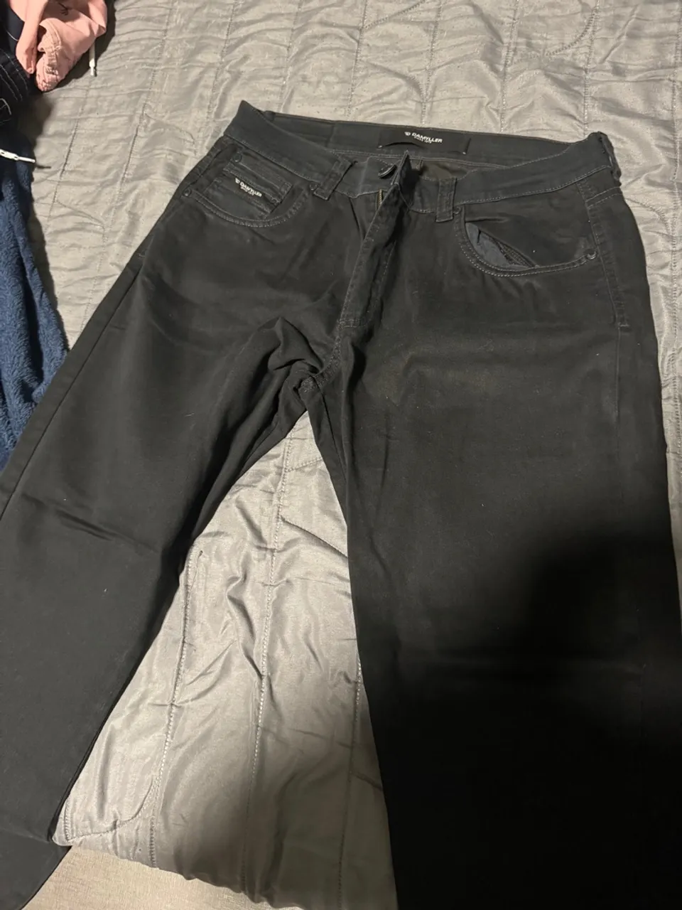 Calça preta masculina Damyller