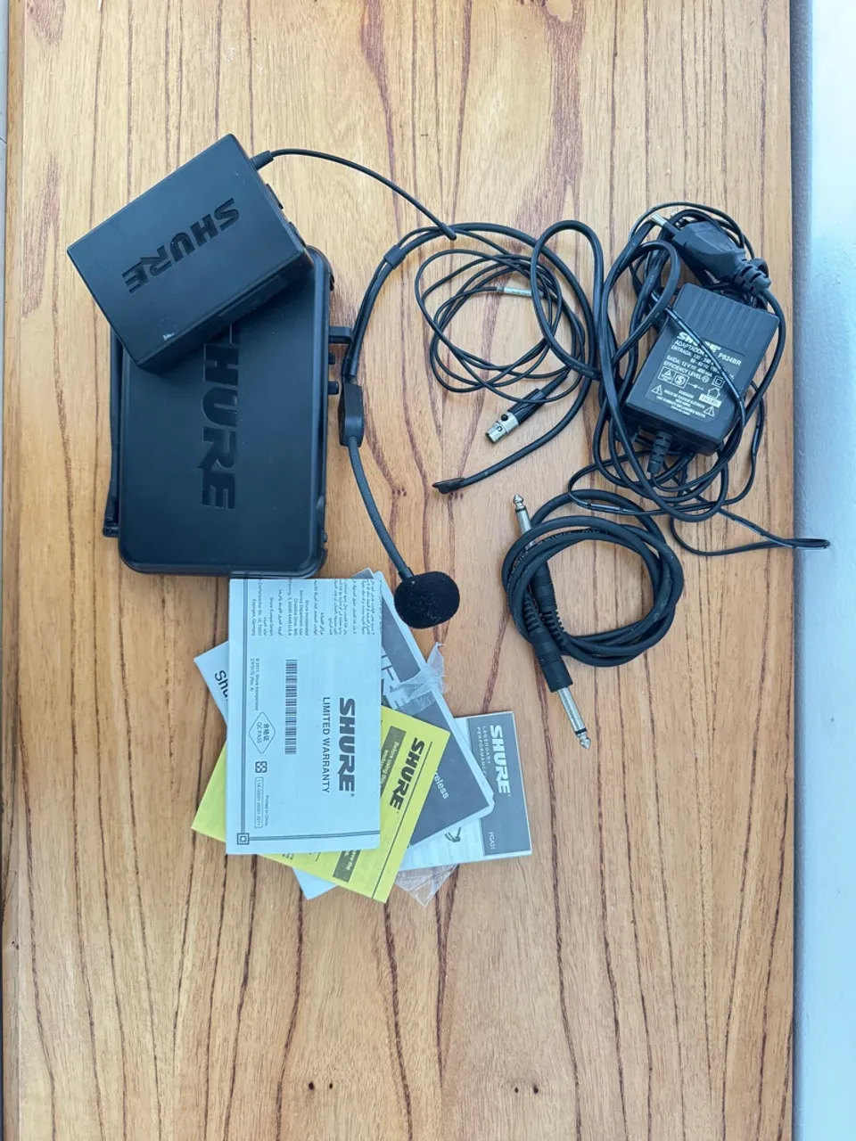 Microfone Shure Sem Fio Svx14br Pga31 Headset Auricular