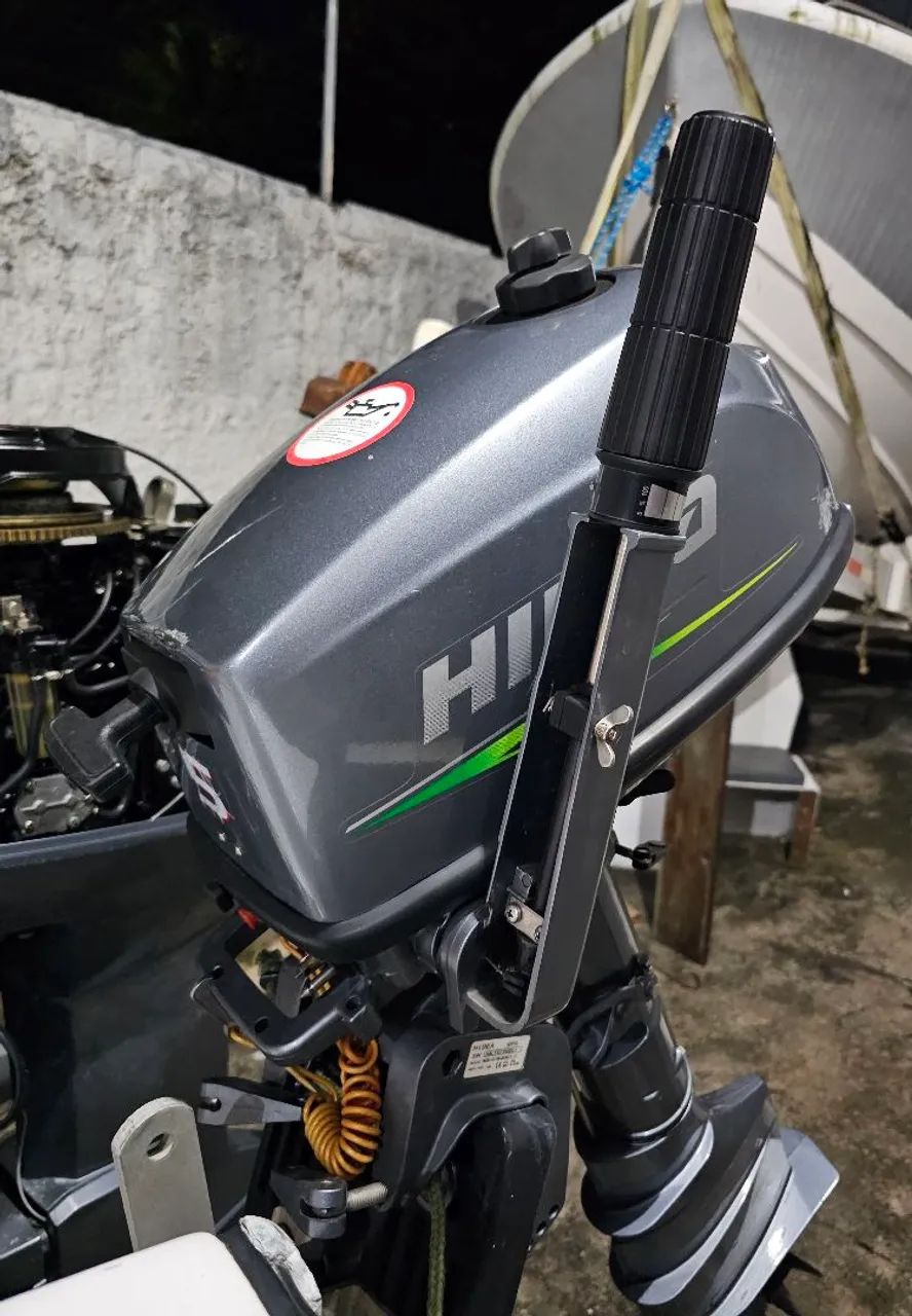Motor de Popa Hidea 5HP - Rabeta Longa  - Foto 2