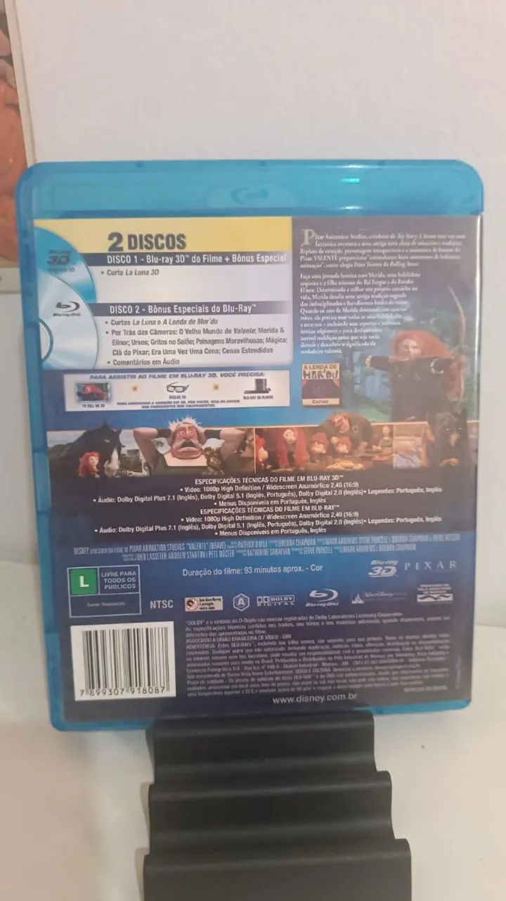 DVD Valente 3D + blu-ray - Foto 3