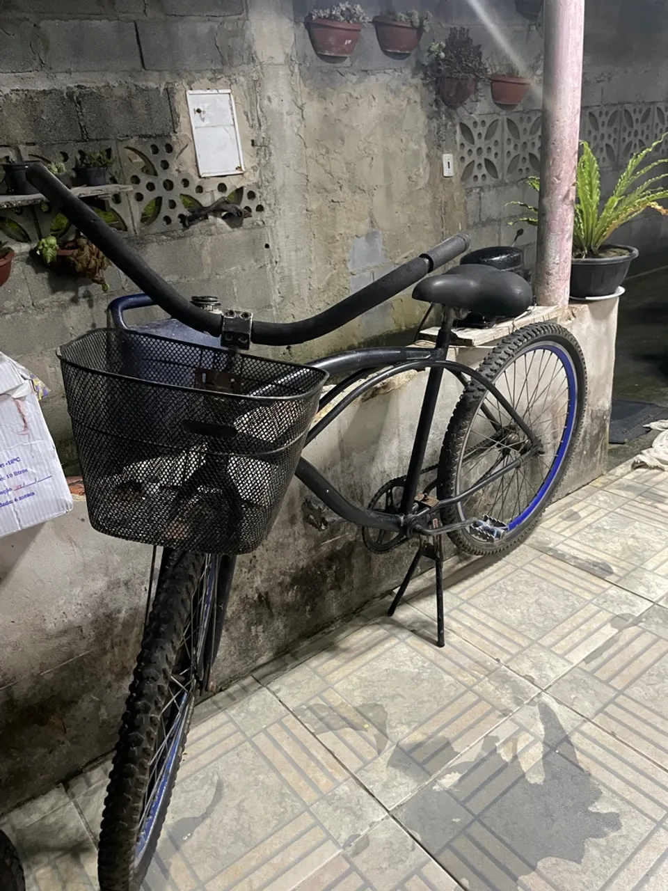 Bicicleta com cesta