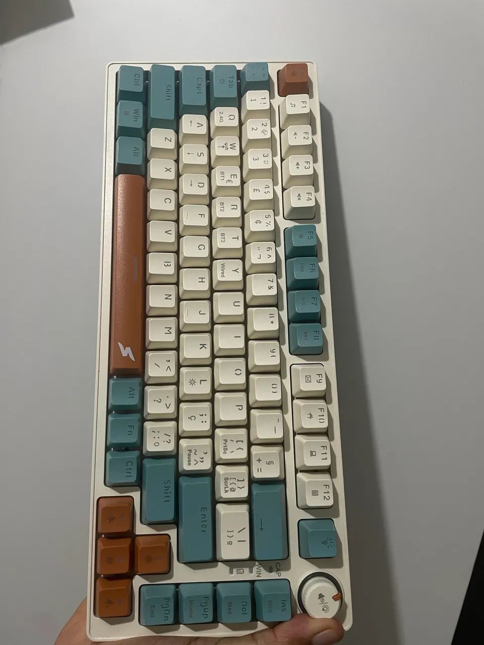 TECLADO MECÂNICO SEM FIO64330131099779120