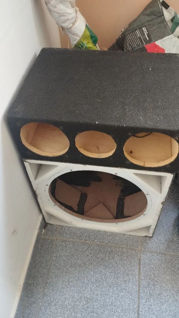 Caixa de Som 15 polegadas + corneteira - Foto 2