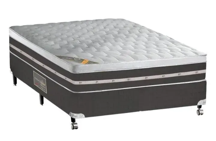 Colchão Herval Solteiro C1728 + Baú com Auxiliar 88x188x73 - Select Colchões