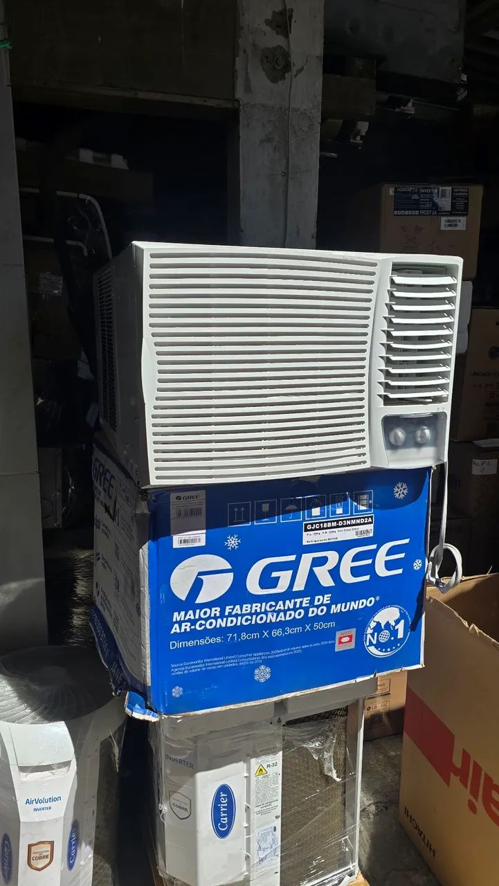 ar condicionado gree 18 mil btus janela novo - Foto 5