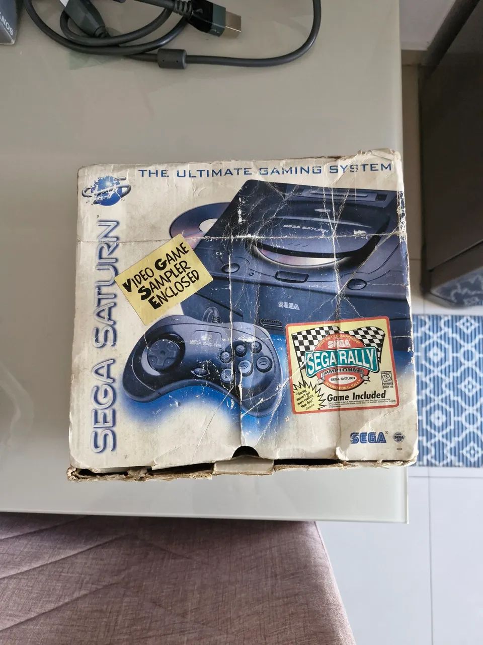 Sega saturn original na caixa