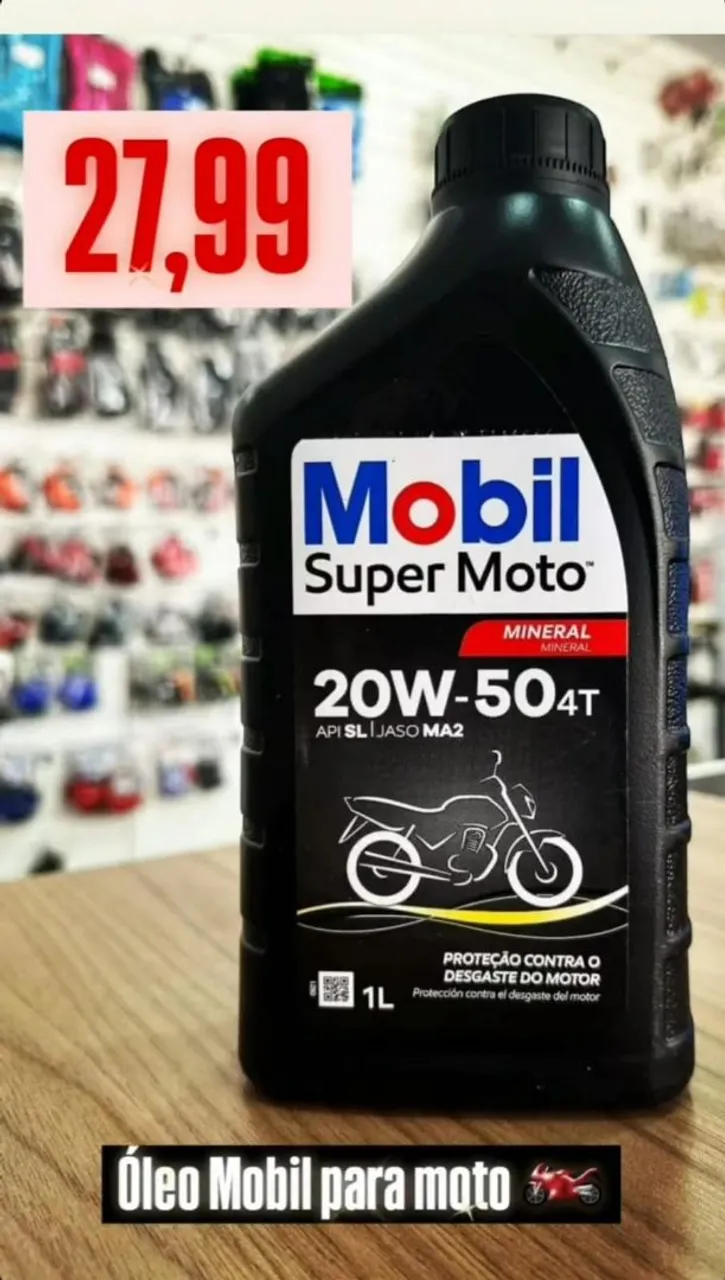 Óleo Mobil Super Moto 20W-50