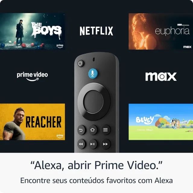 Amazon Fire TV Stick HD Wi-Fi 5 com Alexa - Foto 3