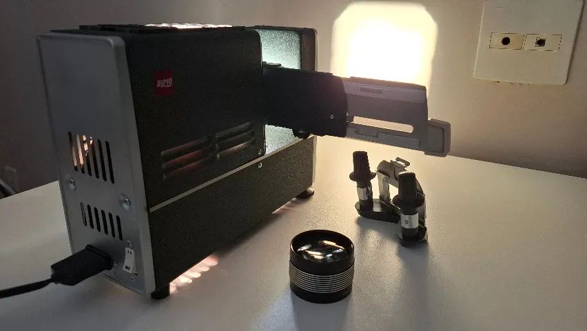 Projetor, Slides, ELMO S-30, completo.  Imperdível! Raridade! - Foto 2