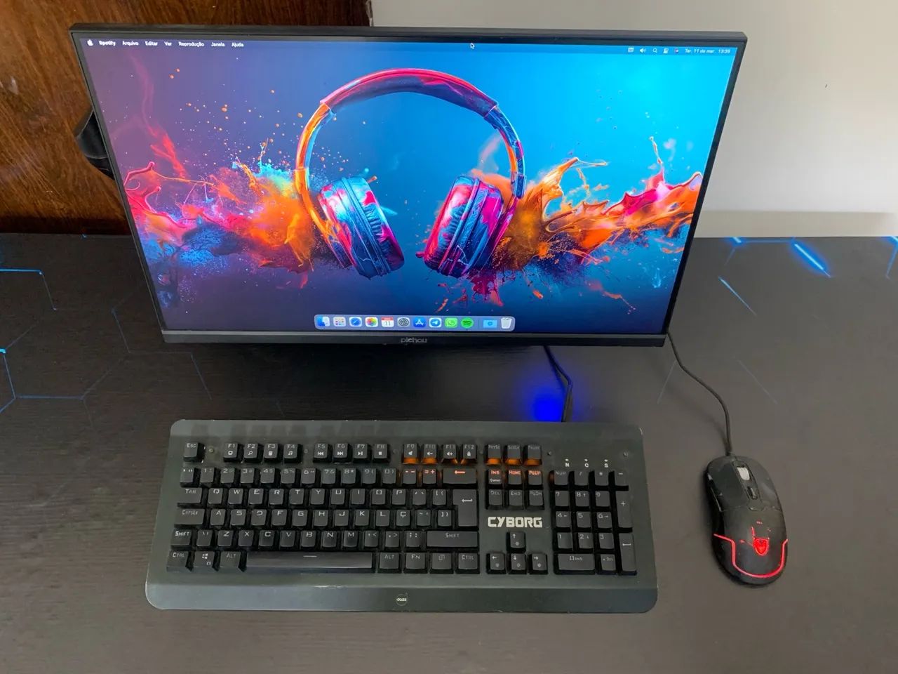 Pc gamer ryzen 5 5600gt rx 6600 16Gb ssd 256gb