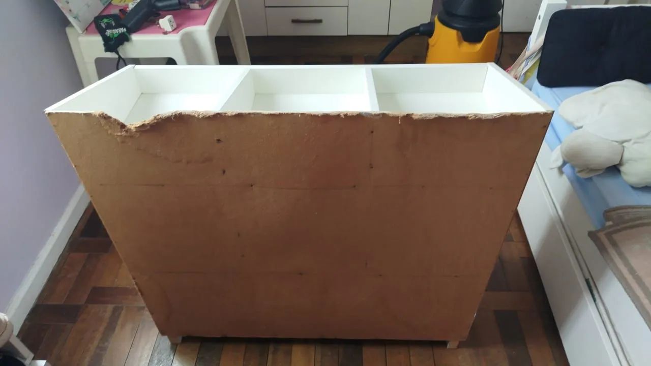 Estante Infantil Branca com Compartimentos - Foto 5