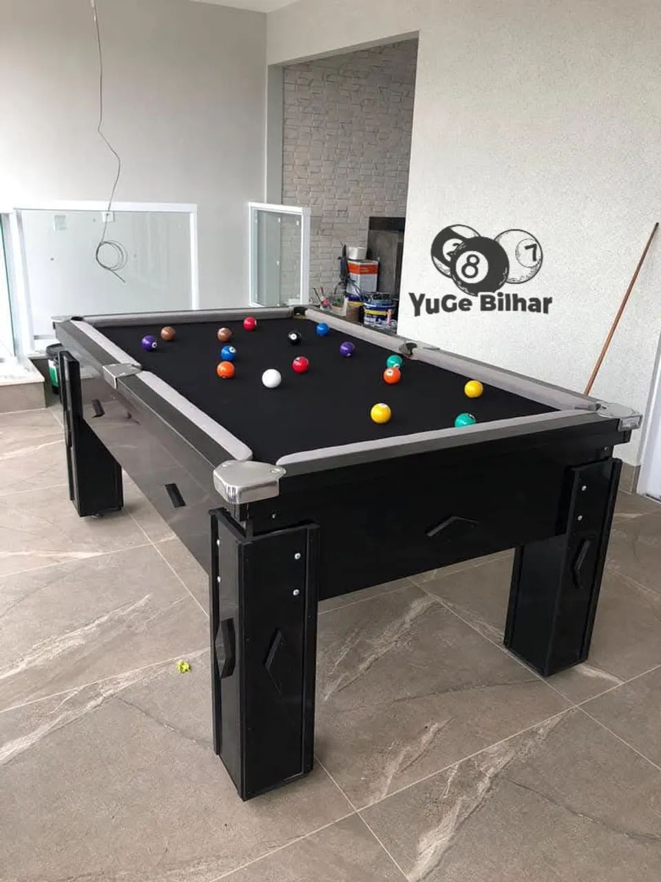 Mesa de bilhar fabricamos de acordo com o gosto do cliente 