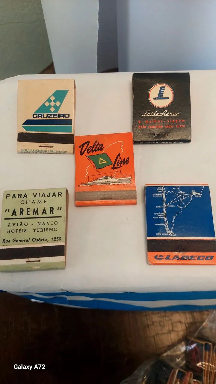Coleção de Caixas de fósforos antigos de aviação - Foto 2