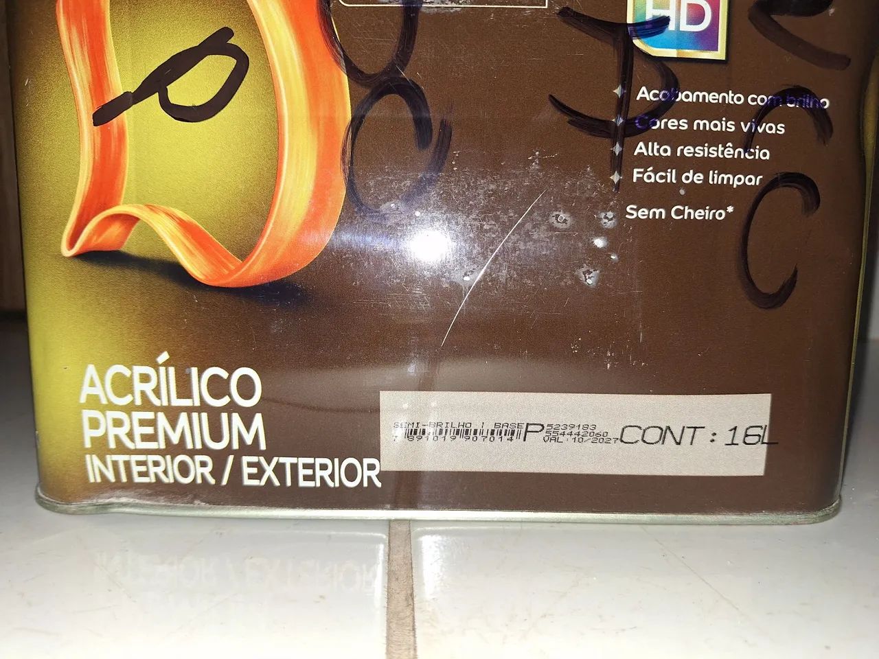 Latao de Tinta Coral Decora Diamane - Foto 2