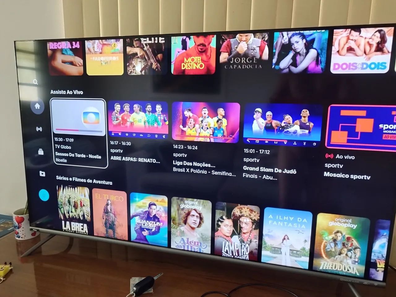 Smart TV 50 com nota fiscal  - Foto 3