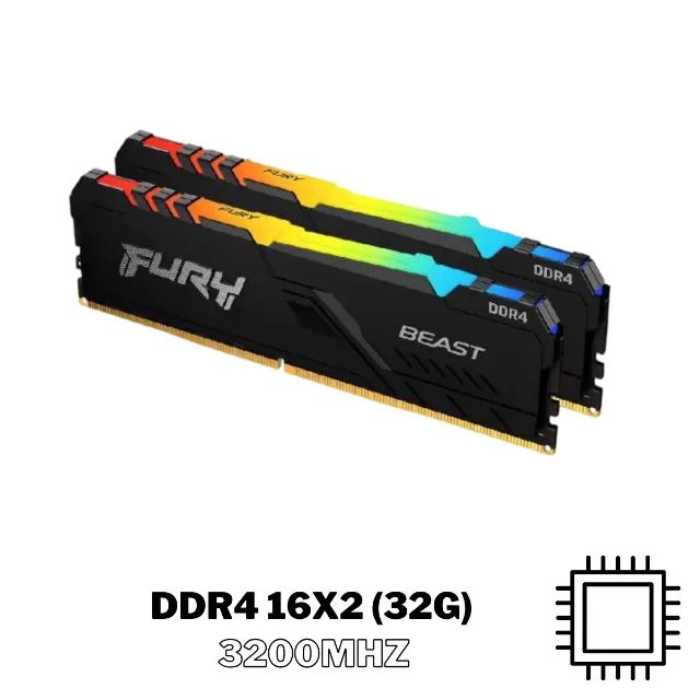 Memória RAM DDR4 32GB (16GBx2) 3200MHz - Linha TUF Gaming - kingston beast - Foto 5