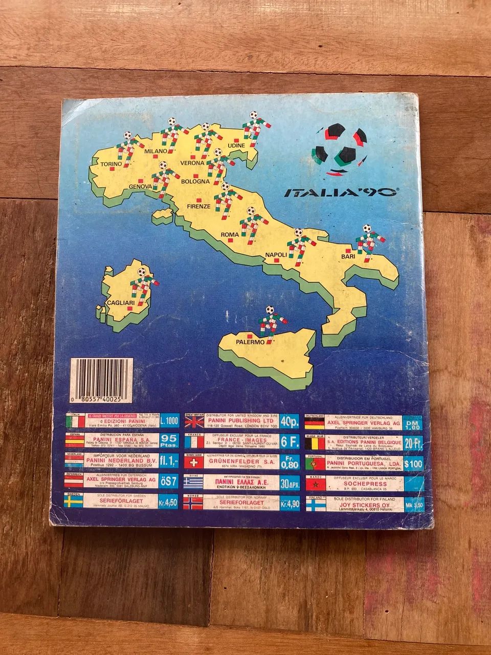 Álbum Copa 1990 - oficial Panini completo  - Foto 6