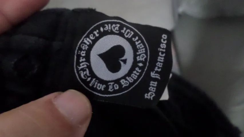 Calça Moletom Trasher Skateboards Logo Flame  - Foto 4