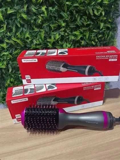Escova Modeladora Secadora Multifuncional 3 Em 1 Tomate 127V 1000W - Foto 2