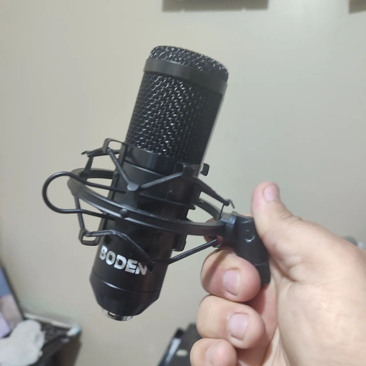 Zerado! Microfone Condensador USB BODEN para Streaming, Podcast e Gravação