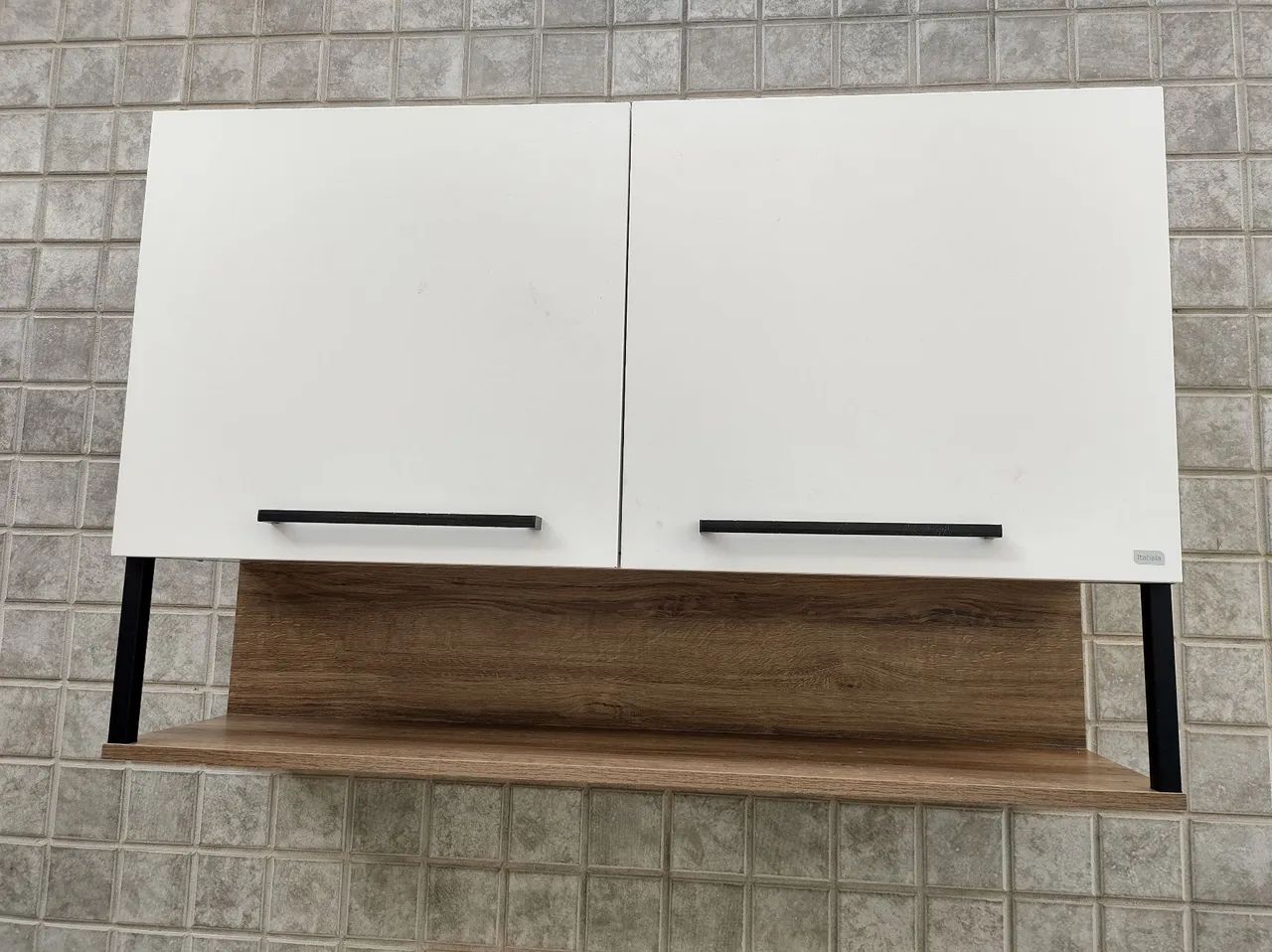 Armário de Cozinha Branco 2 Portas