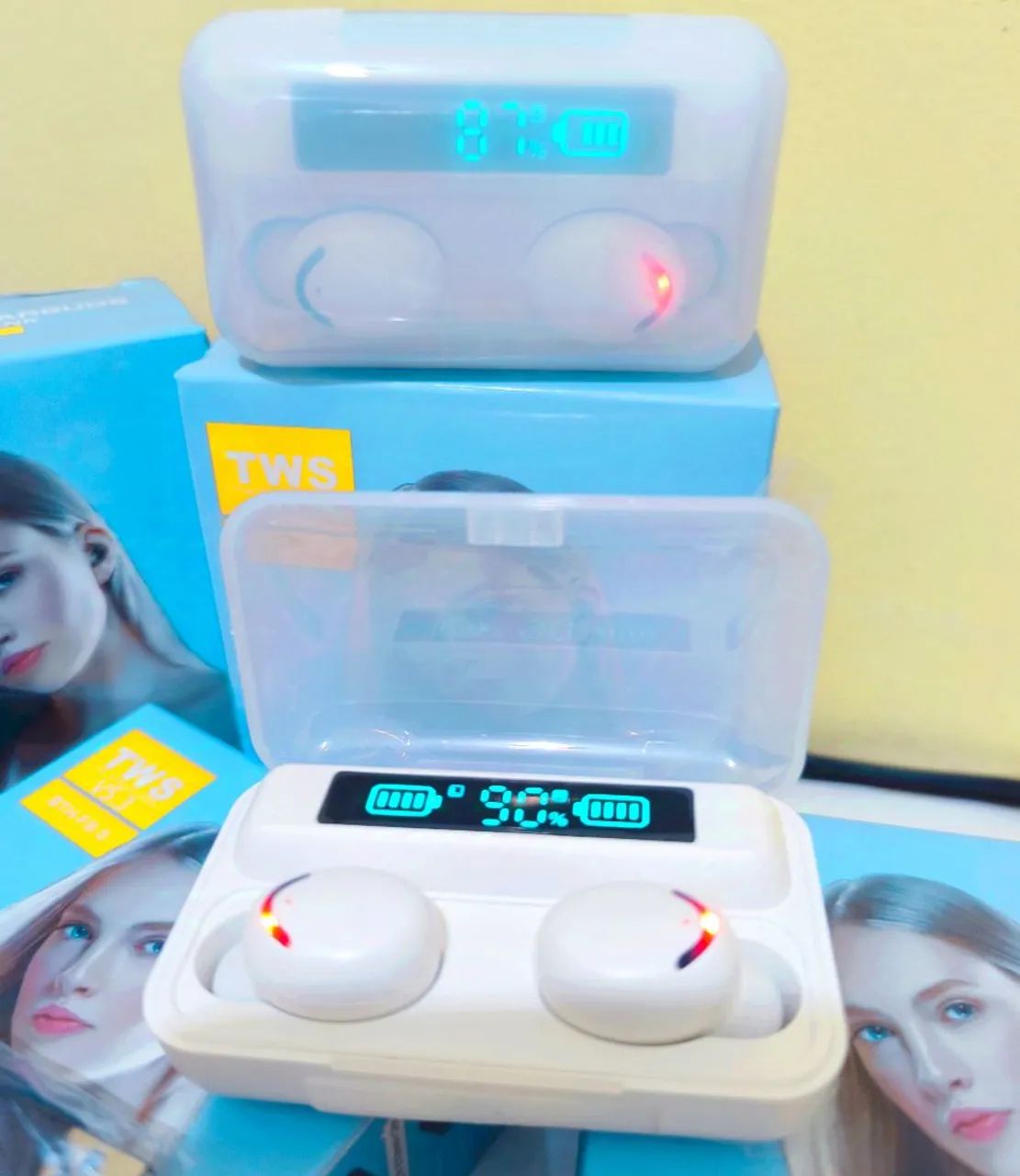 Fones de Ouvido Bluetooth com Power Bank - Foto 4