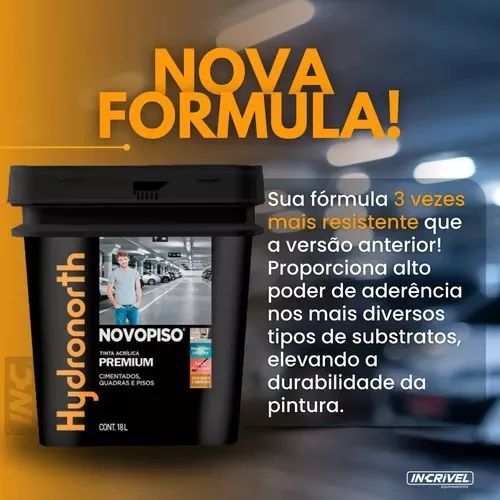 Tinta Piso 18lts Hydronorth R$ 289,90un - Foto 3