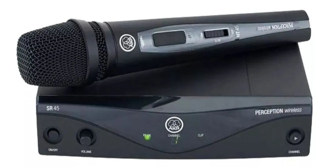 Microfone AKG PW 45 vocal Set Dinâmico cardioide cor preto  - Foto 2