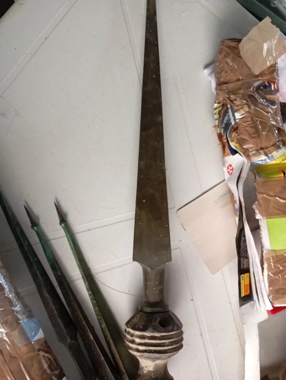 para raio antigo em metal  - Foto 3