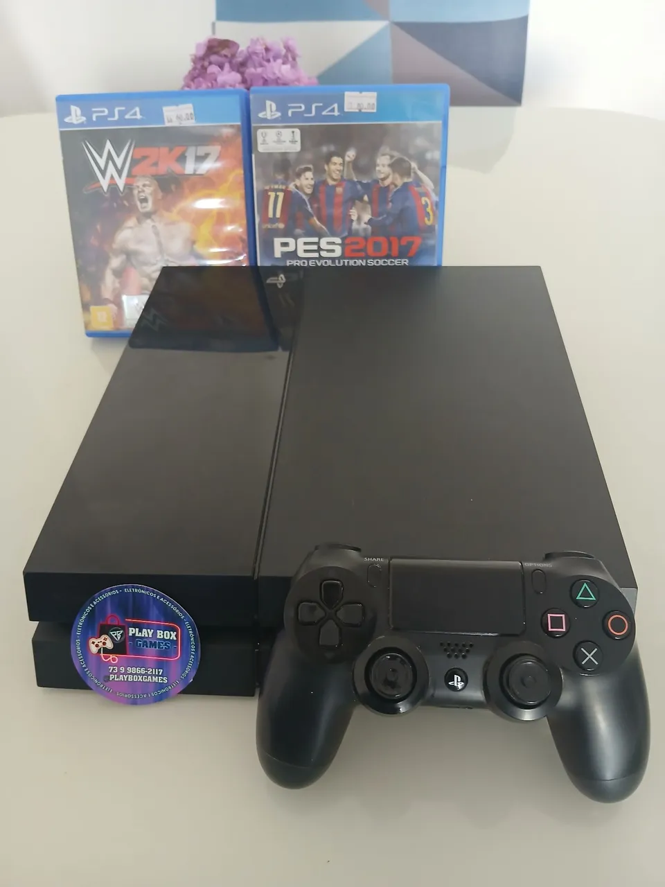 Playstation 4 + Jogos - Seminovo