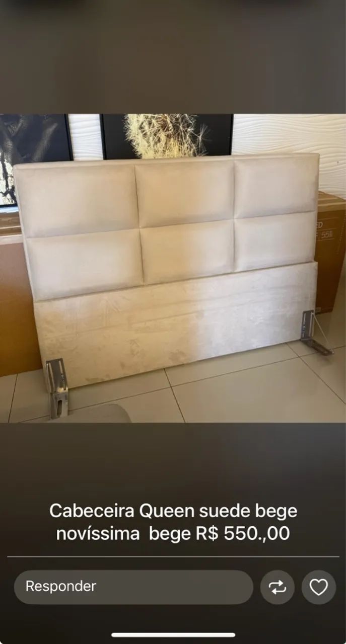 Cabeceira Queen super conservada ! 
