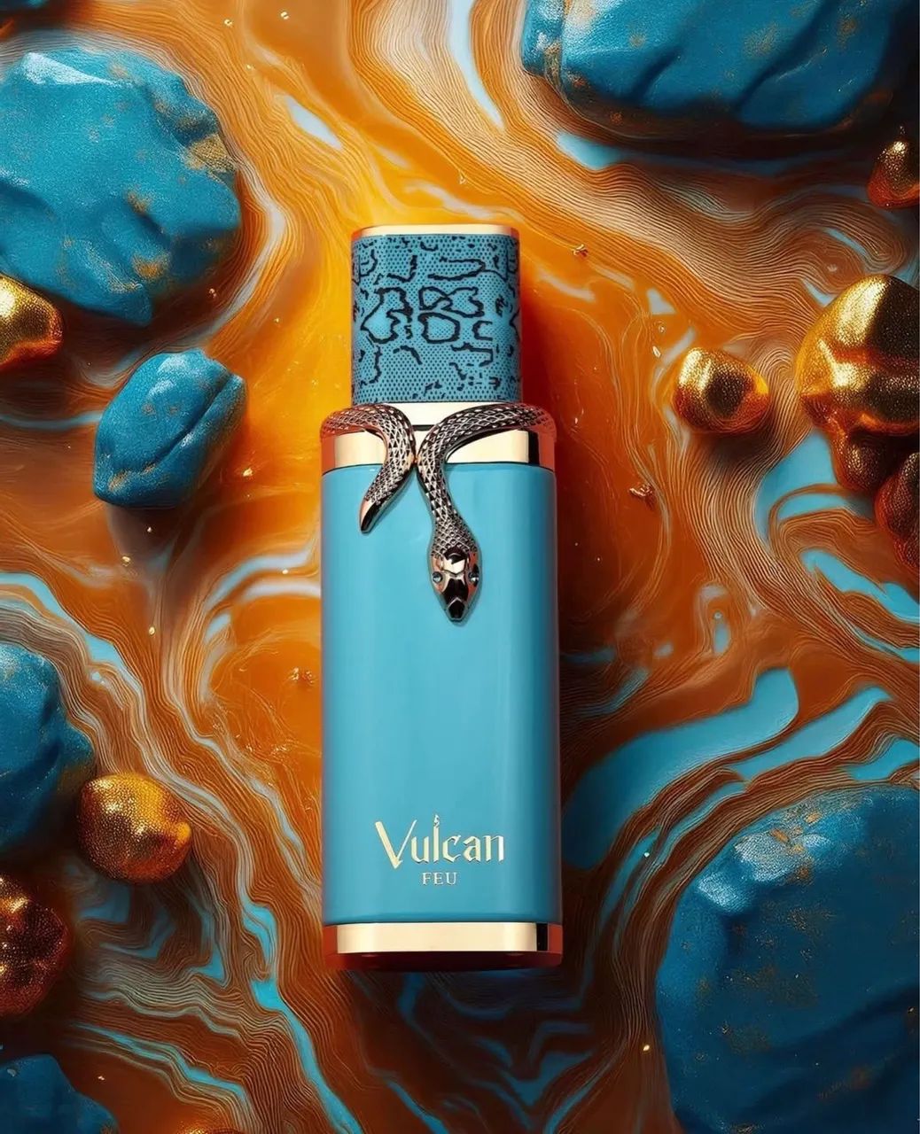 Vulcan Feu Eau de Parfum Masculino - Intenso, Amadeirado e Marcante - Foto 5