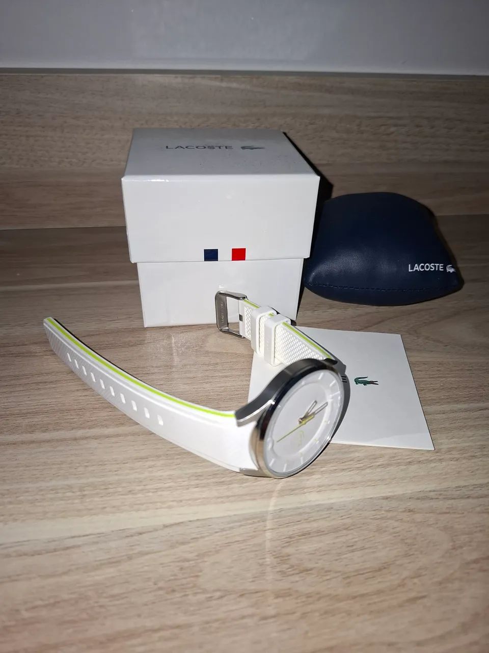 Relógio Lacoste Pulseira Emborrachada Branca - Foto 3