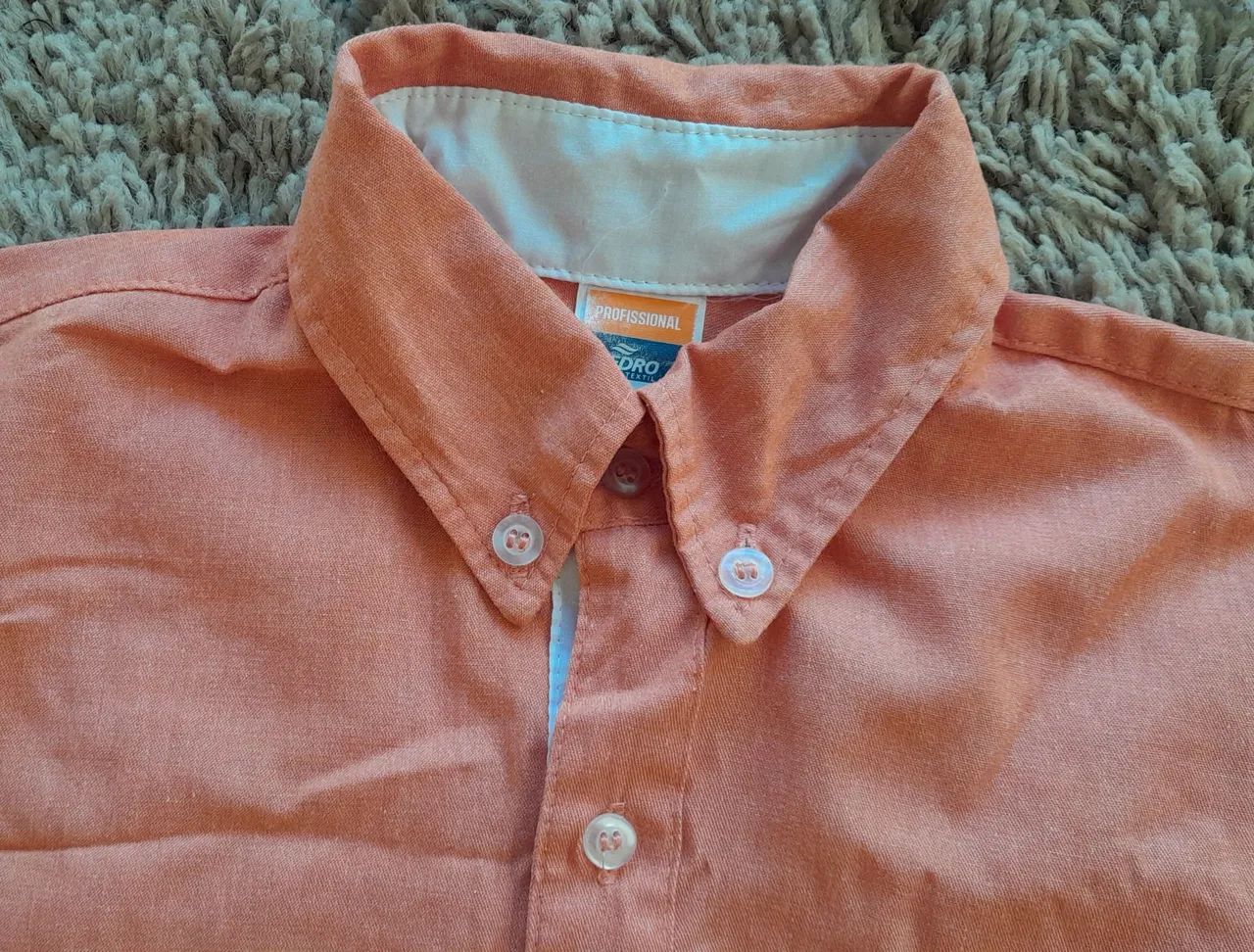 Camisa manga longa laranja - Foto 2
