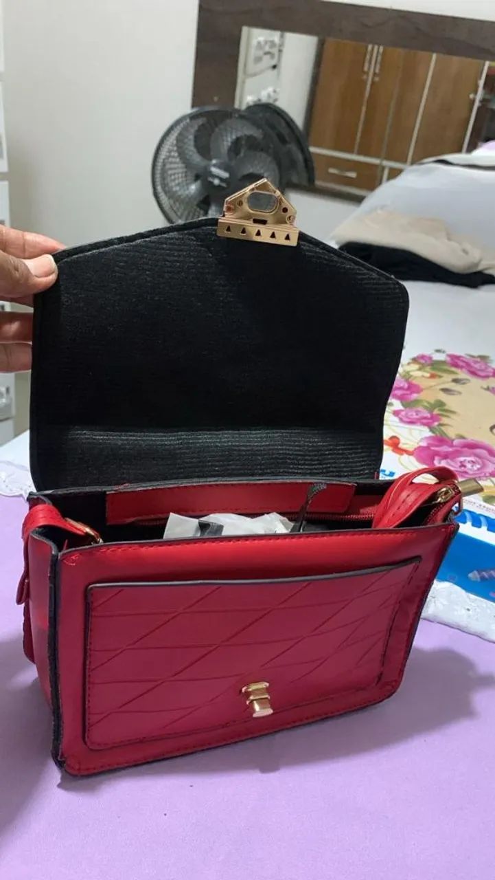 Bolsa de Ombro Vermelha