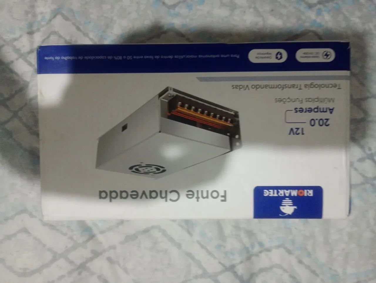 Vendo fonte chaveada 12 volts de 20 amperes nova na caixa  - Foto 6