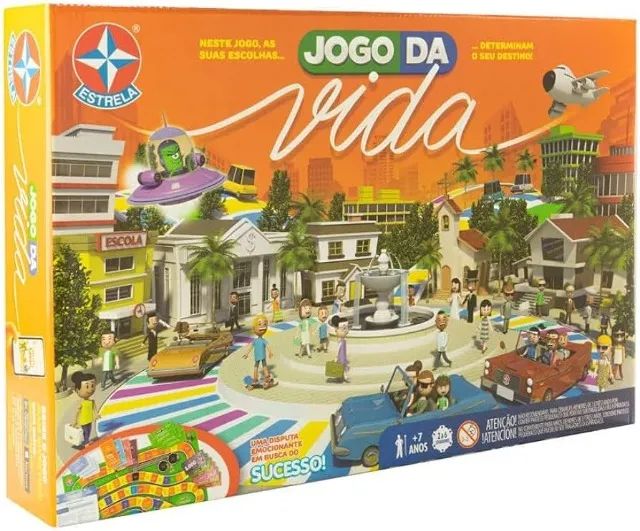 Jogo da Vida Brinquedos Estrela