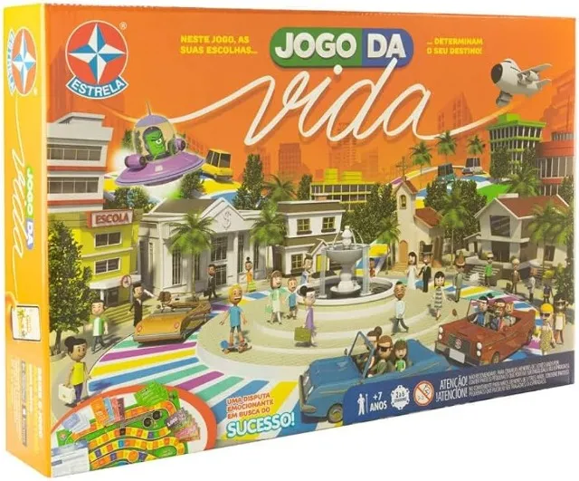 Jogo da Vida Brinquedos Estrela