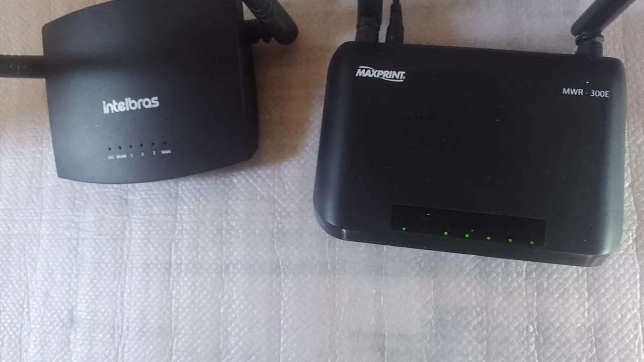 2 ROTEADOR WIFI- INTELBRAS MAX PRINT 