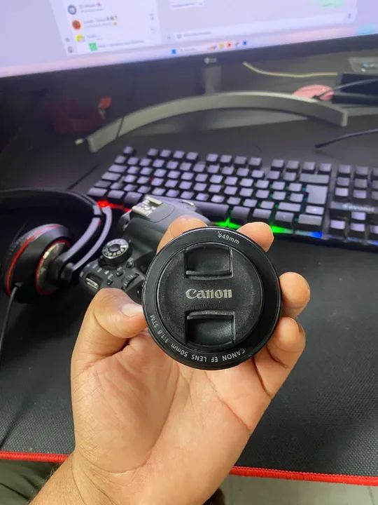 Lente Canon EF 50mm f/1.8 STM - Foto 2